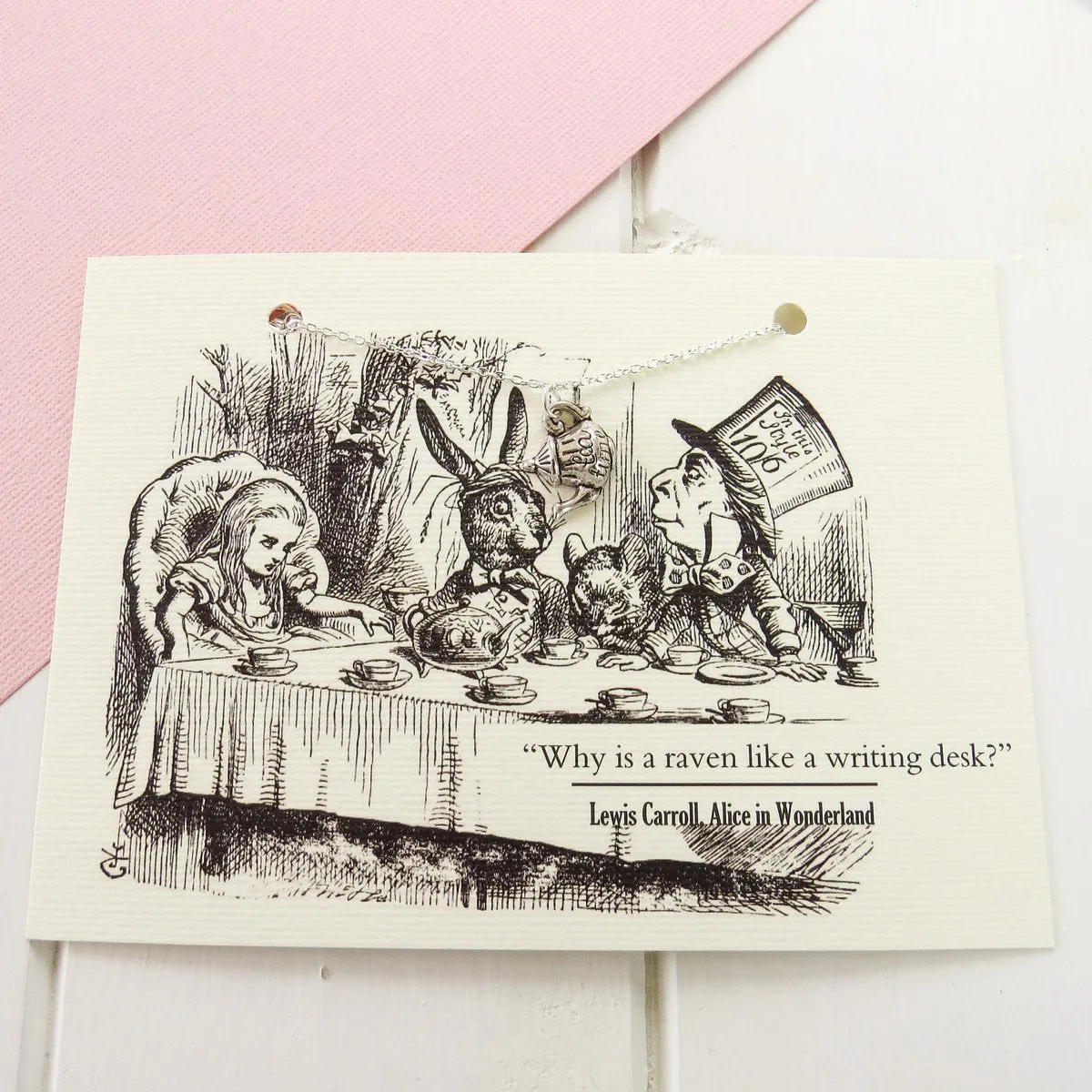 Necklace - Teapot - Alice in Wonderland
