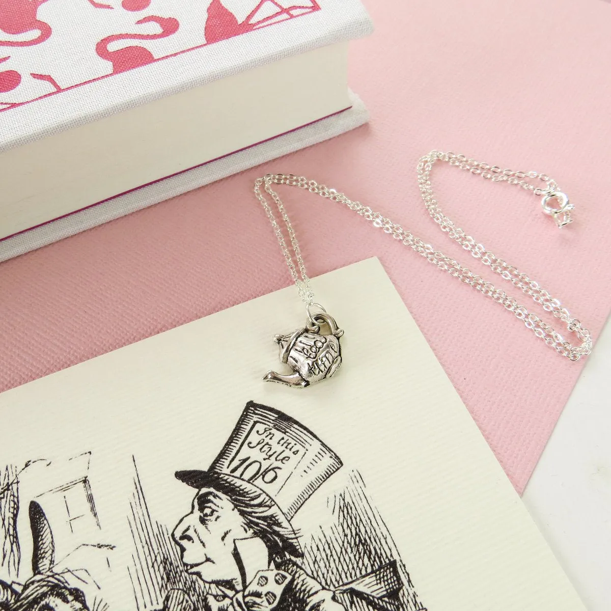 Necklace - Teapot - Alice in Wonderland