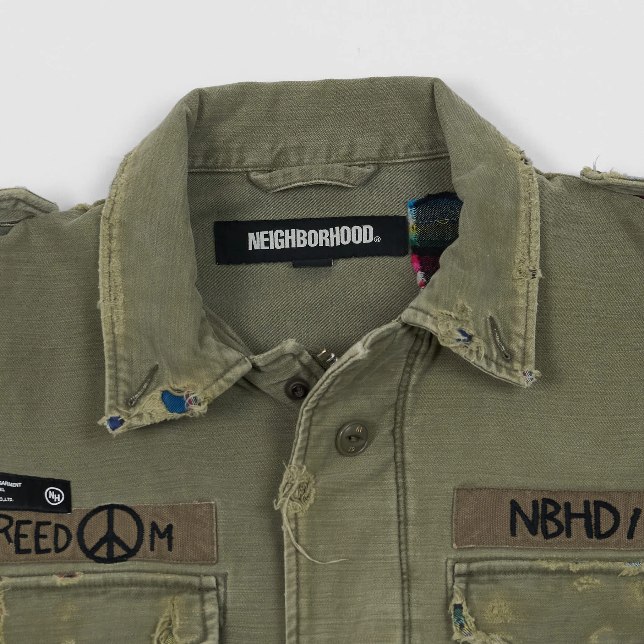 Neighborhood Time-Worn Savage M-51 Jacket
