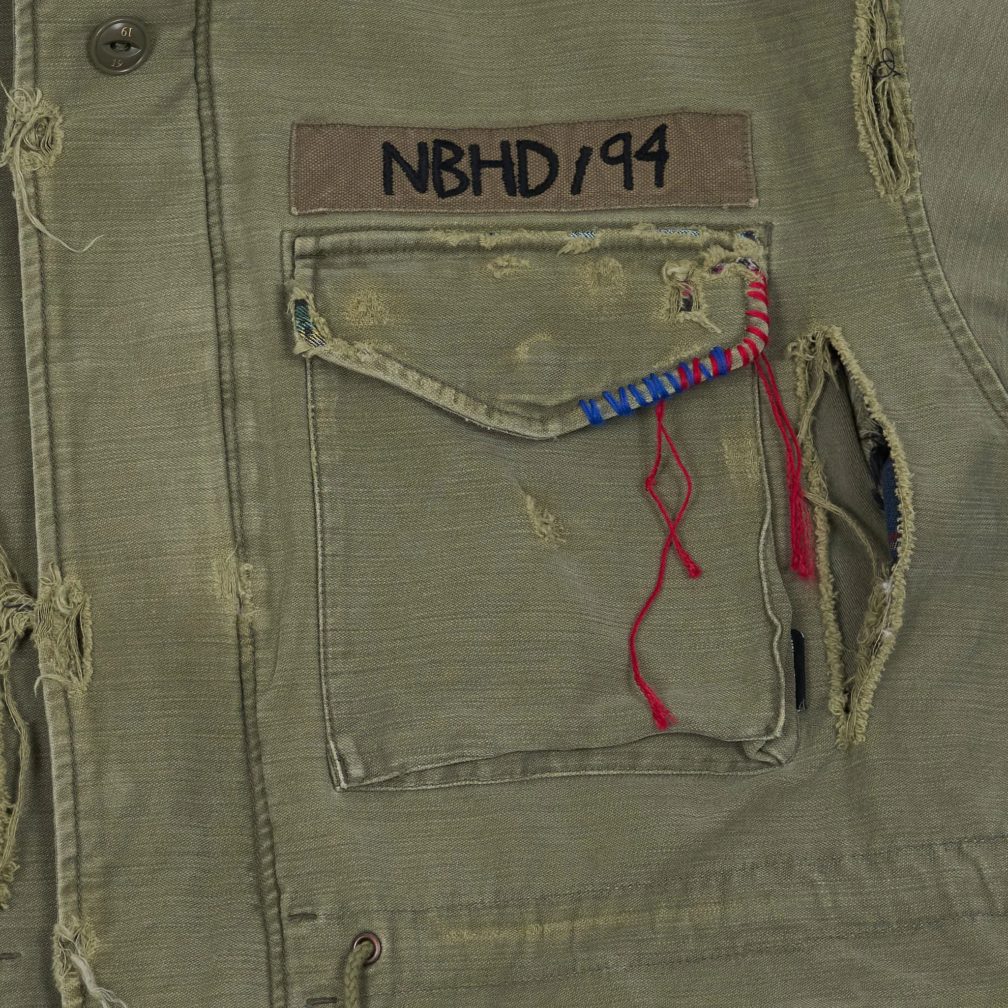 Neighborhood Time-Worn Savage M-51 Jacket