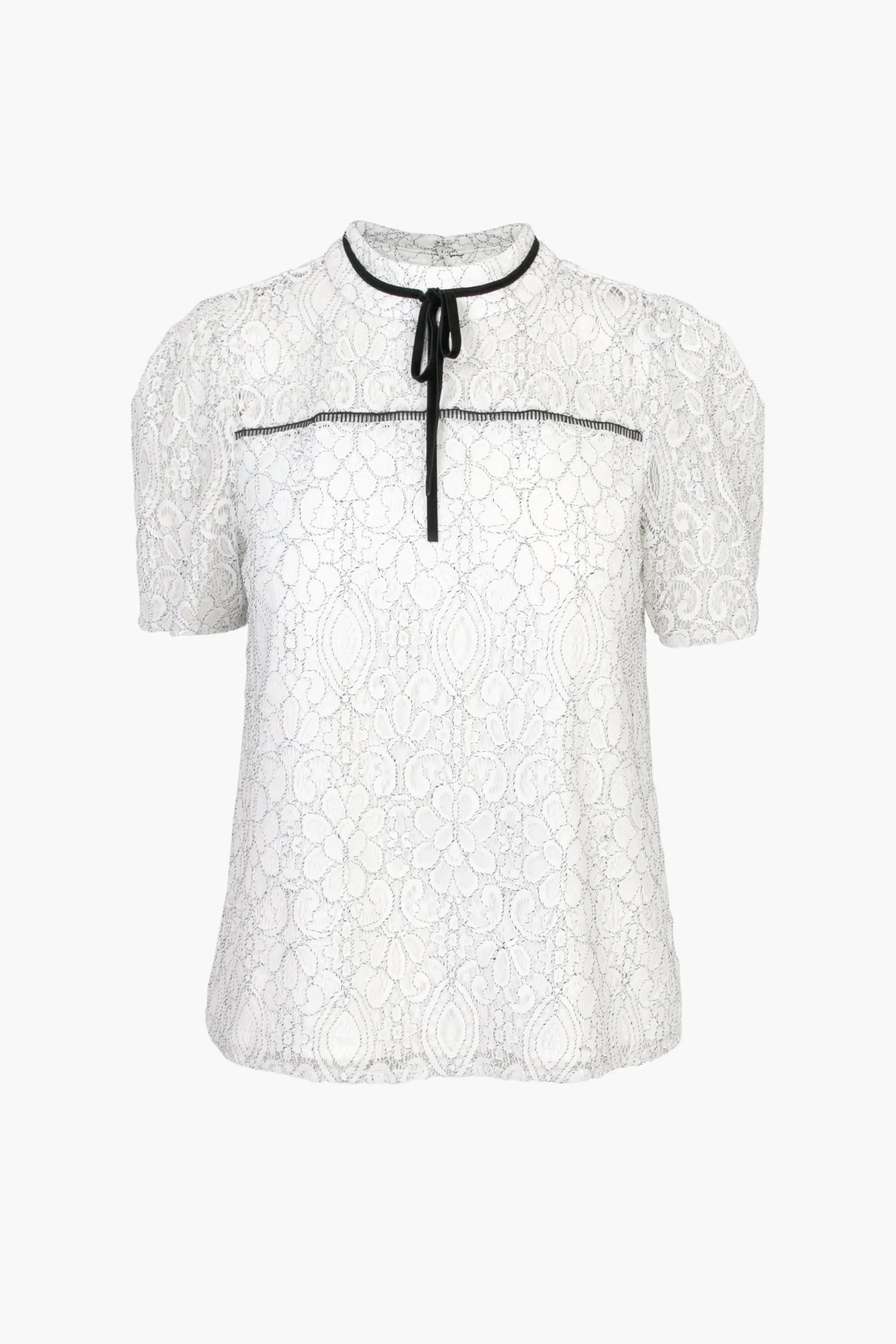 Nelli Puff Sleeve Lace Top