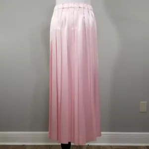 New Vintage Susan Bristol L Skirt Midi Accordion Pleat Silky Y2K USA Cottagecore