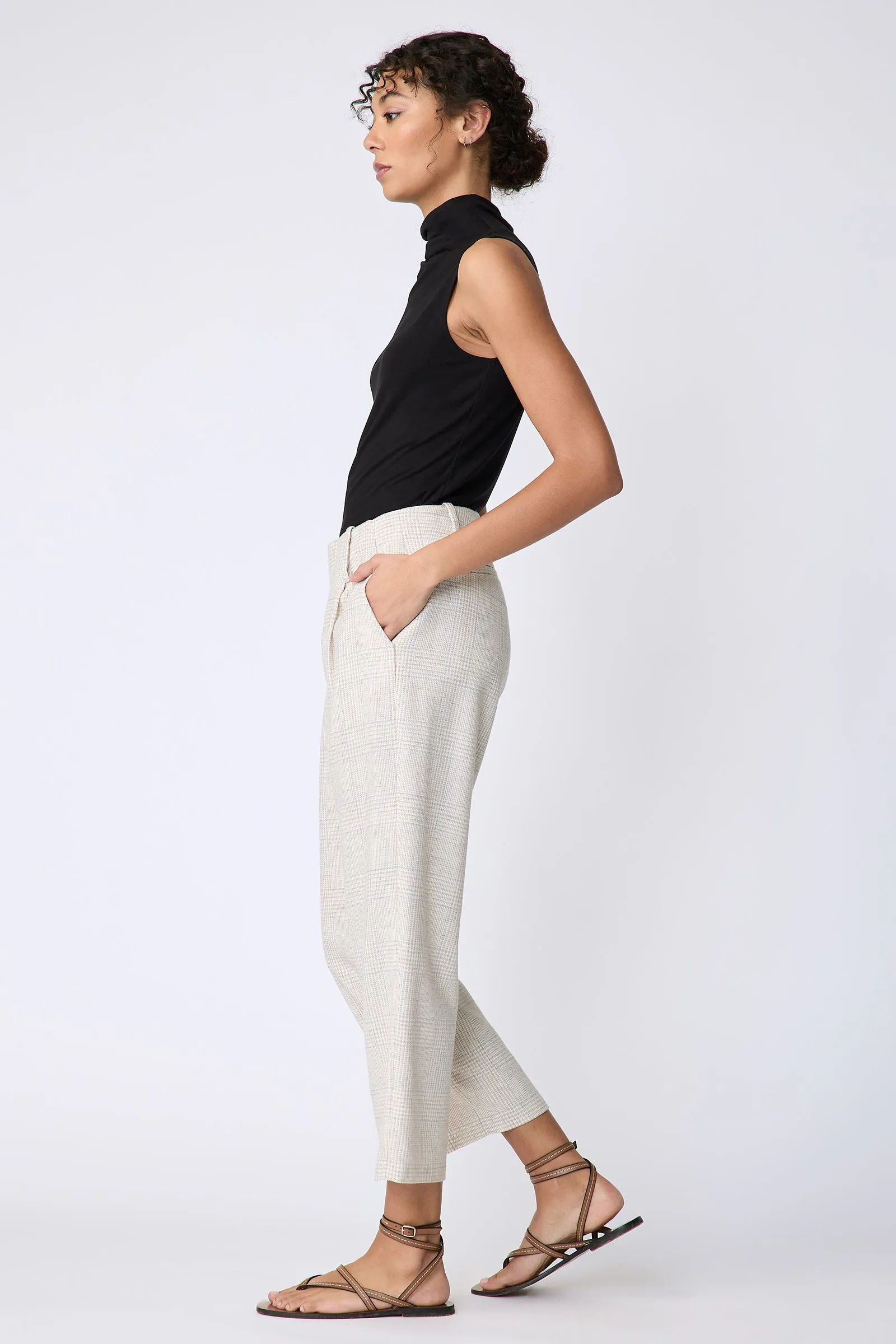 Nolan Crop Pant - Summer Plaid