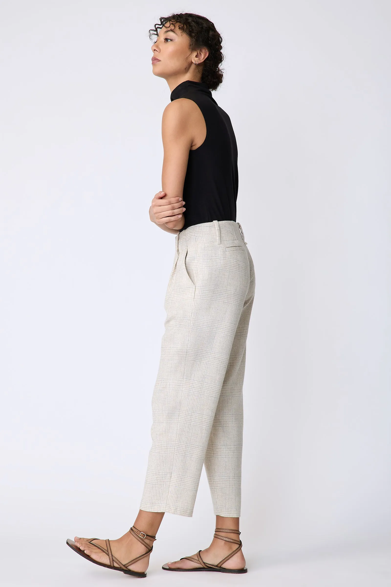 Nolan Crop Pant - Summer Plaid