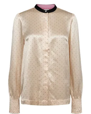 NUIZZY SHIRT CONTRAST COLLAR  - Sun Kiss