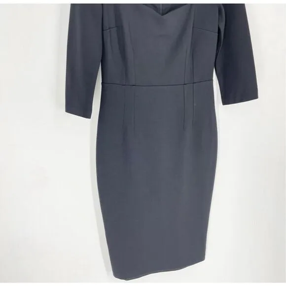 NWOT Boden Drake Rebecca Ponte Lined Knit Bodycon Midi Dress 10 Long Tall