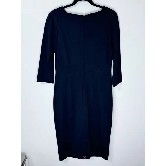 NWOT Boden Drake Rebecca Ponte Lined Knit Bodycon Midi Dress 10 Long Tall