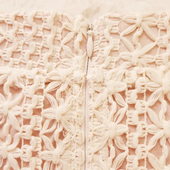 NWT Free People Boho Skirt Free People Crochet Lace Midi Vintage Hippie Skirt