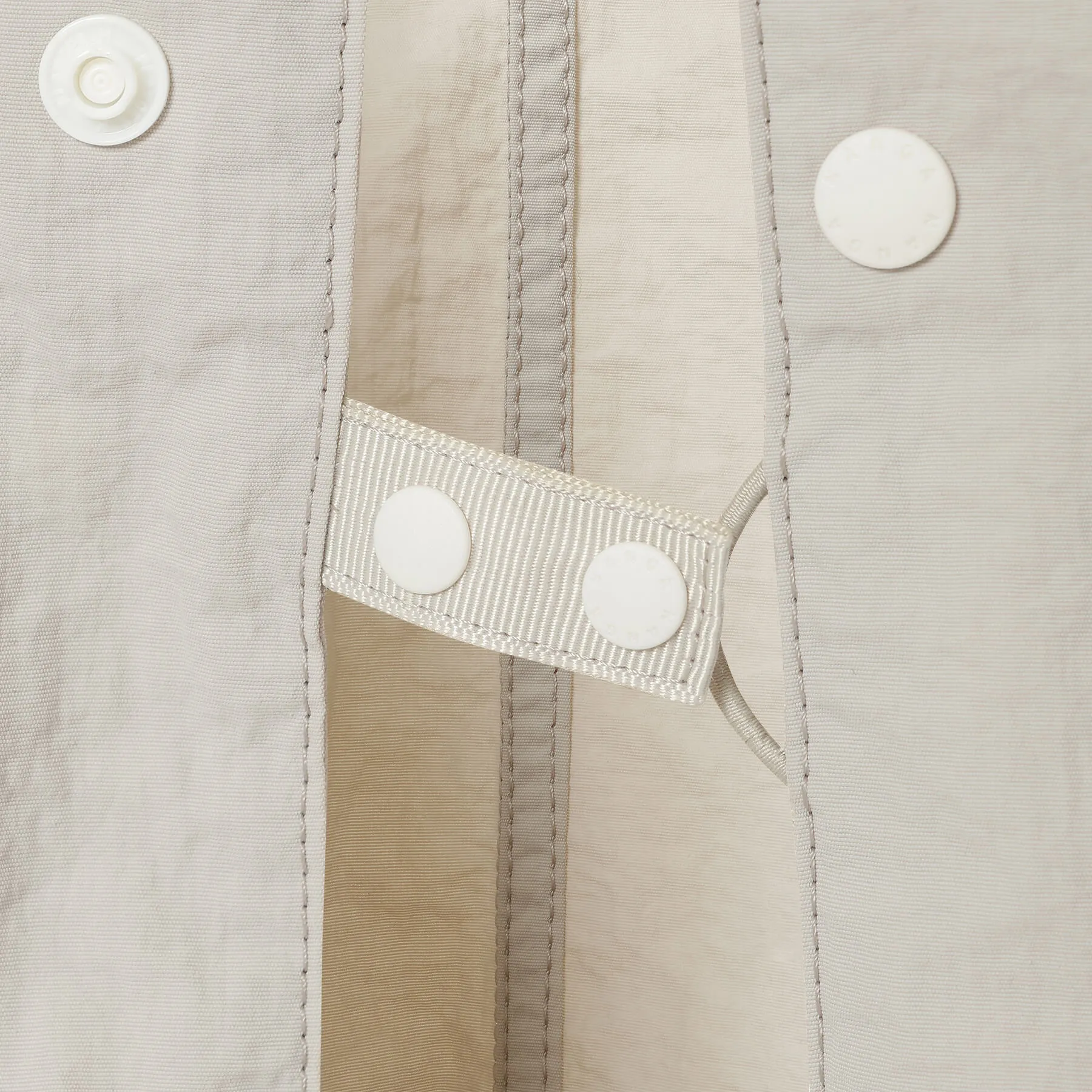 NYLON TUSSER NO COLLAR JACKET(MEN)