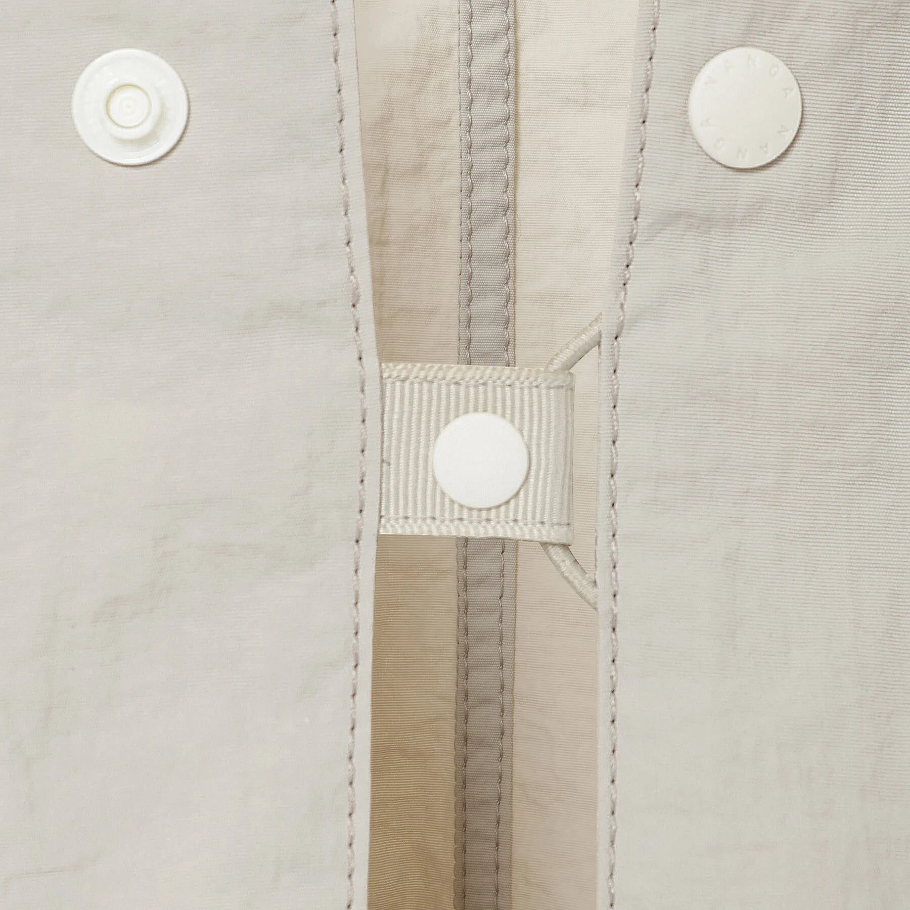 NYLON TUSSER NO COLLAR JACKET(MEN)