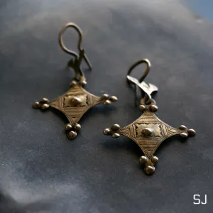 Ode African Tuareg Dangle Earrings