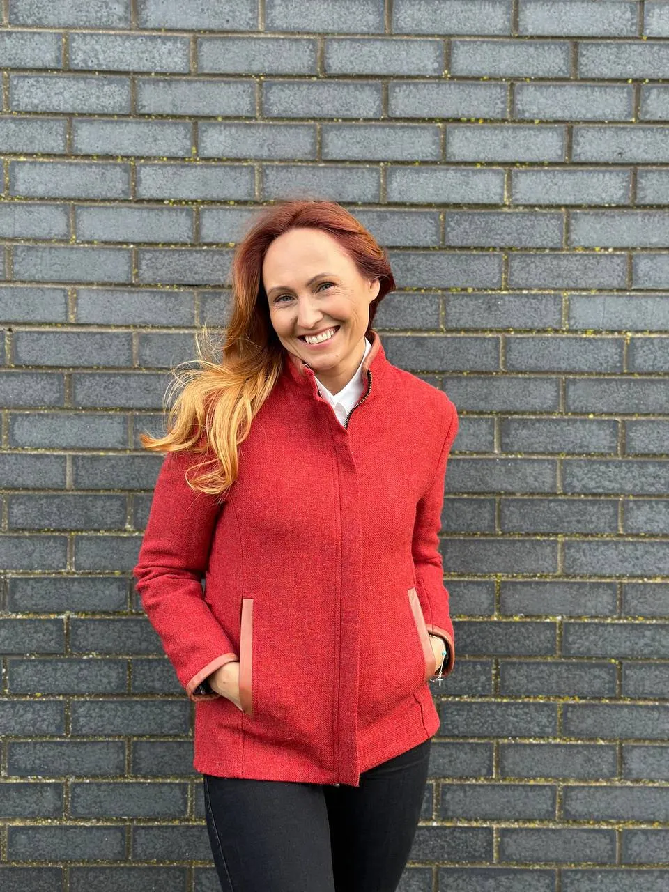 O’Malley Orange Tweed Jacket & Blazer