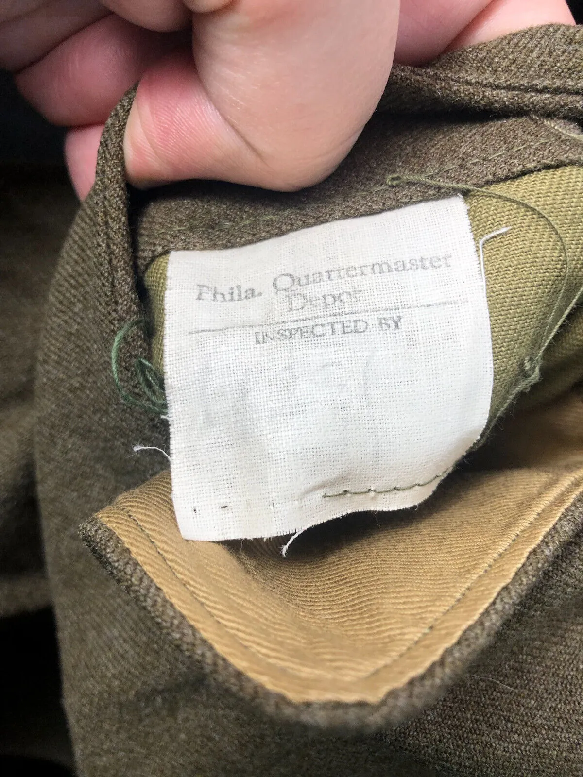 Original WW2 US Army Class A Dress Jacket - Private Ryan Prop - 39" Long
