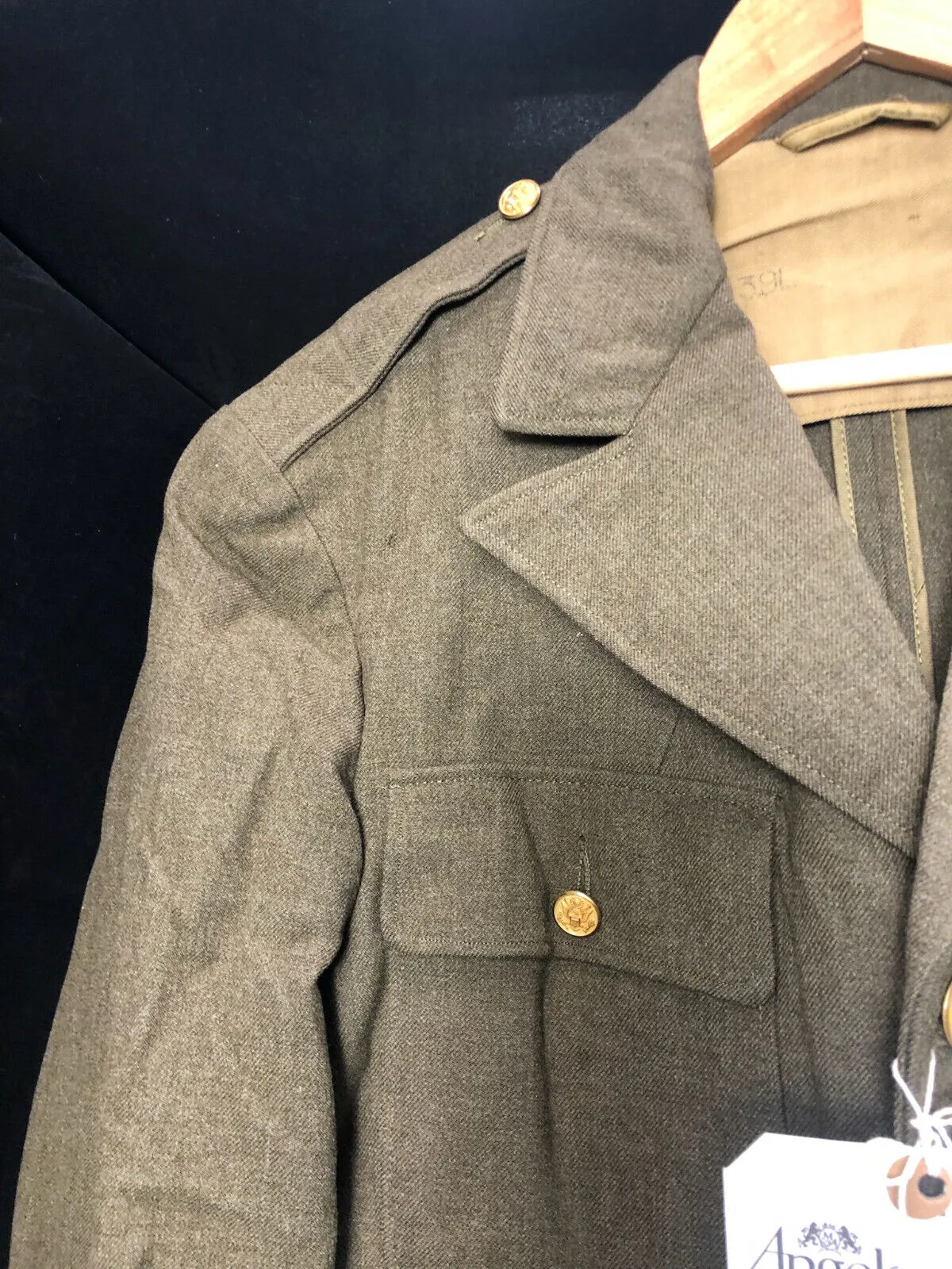 Original WW2 US Army Class A Dress Jacket - Private Ryan Prop - 39" Long