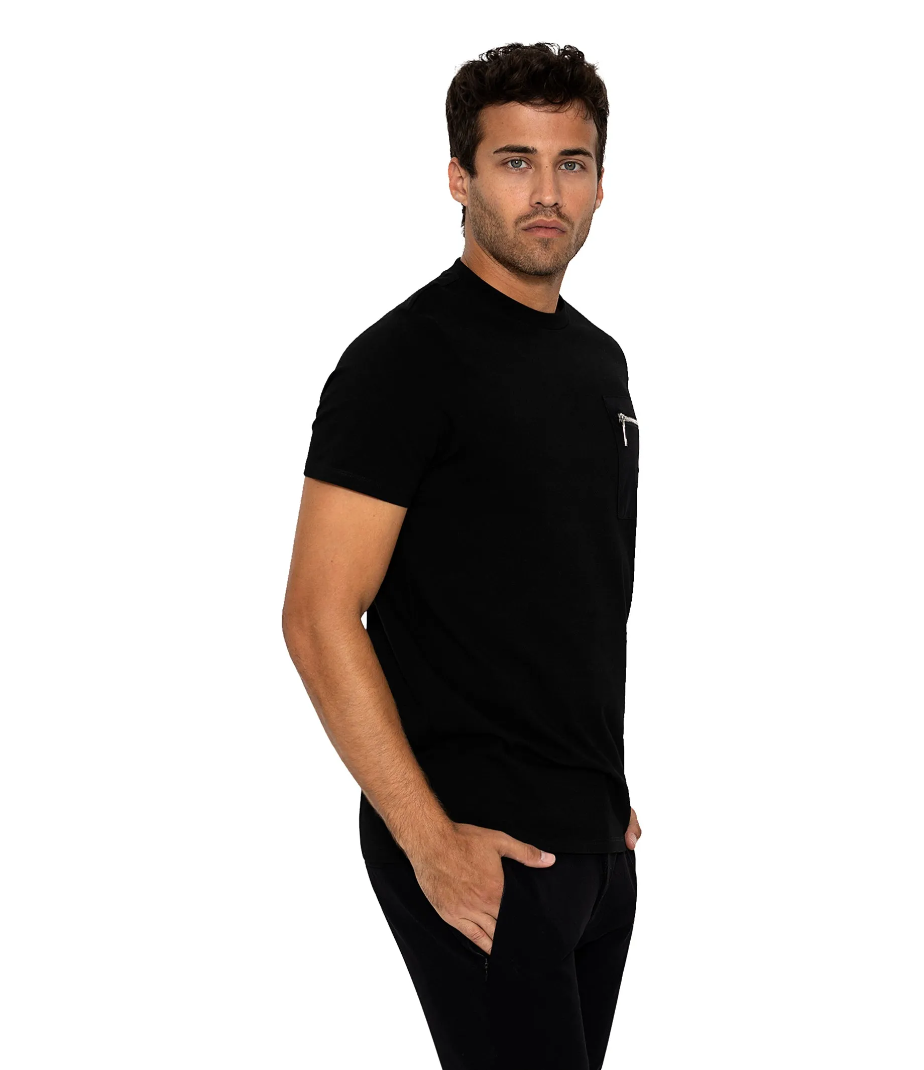 ORSO ZP BLACK T-SHIRT