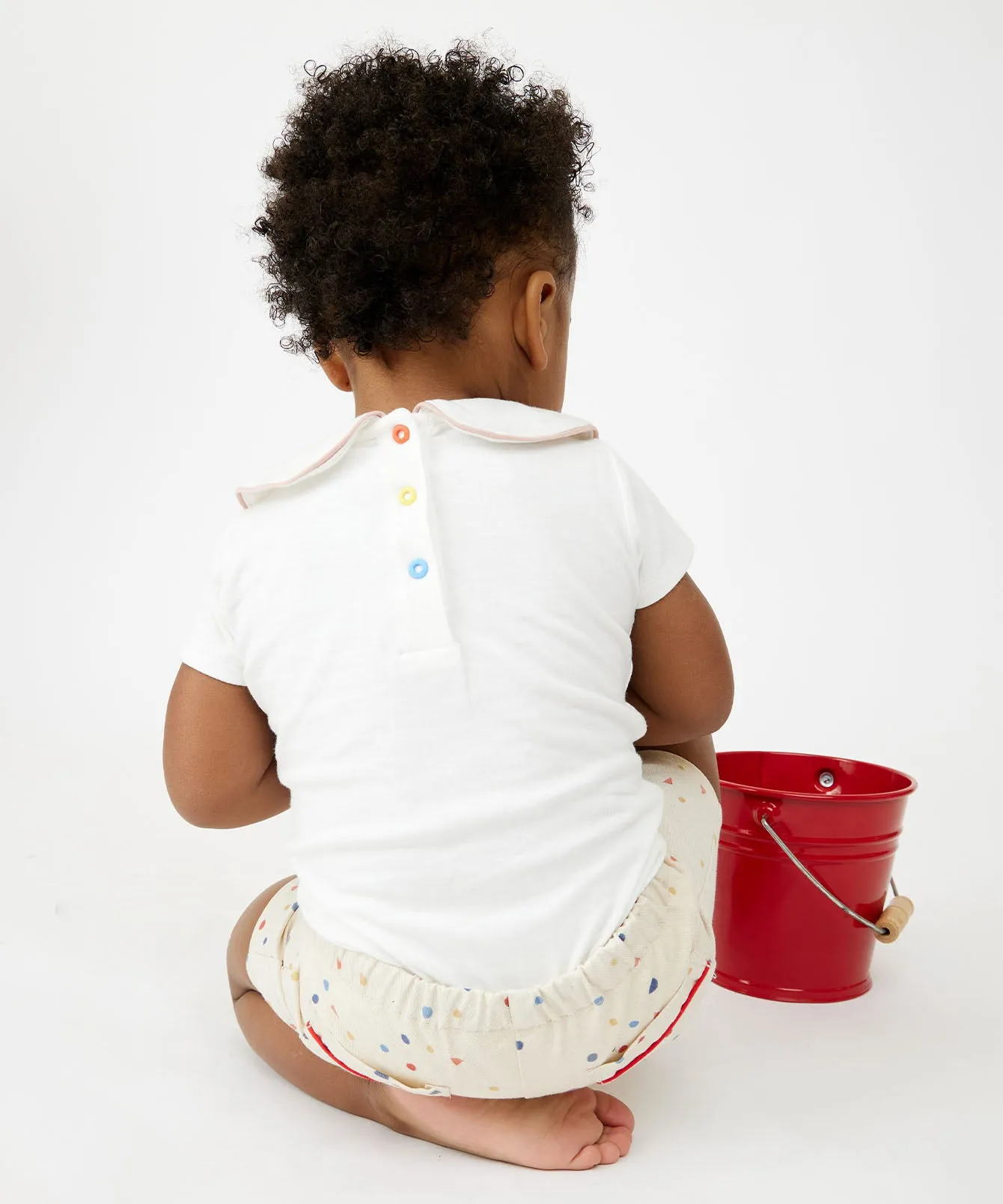 Pan One-piece, Pink Piping