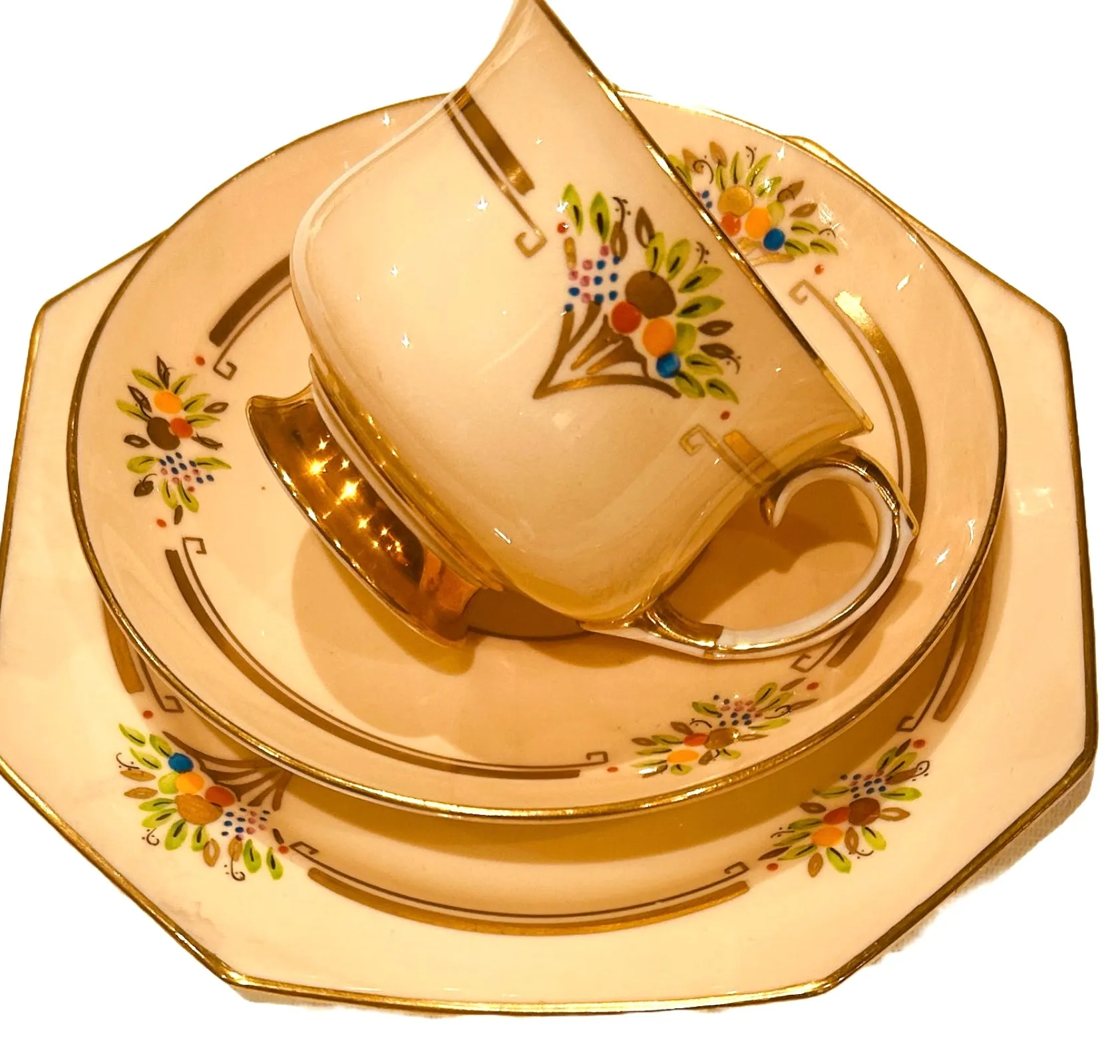 Paragon Star China Vintage Art Deco Tea Set for Afternoon Tea
