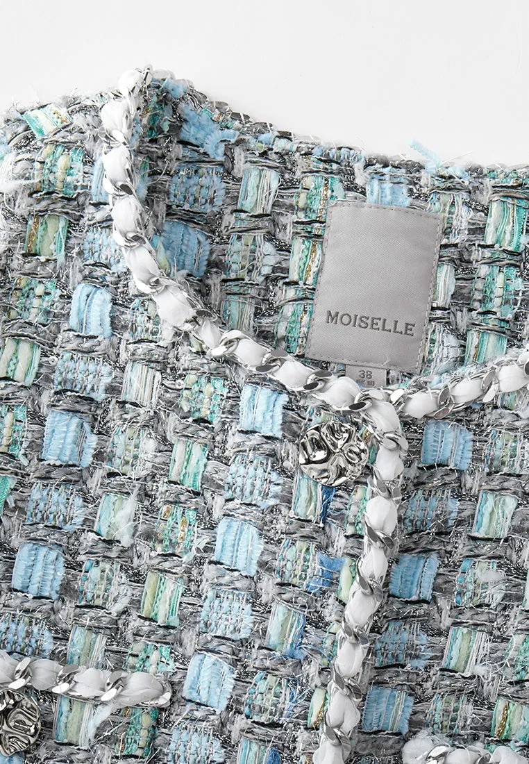 Patch-pocket Tweed Jacket