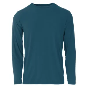 Peacock Men's Long Sleeve Crew Neck Tee Kickee Pants  - Holiday