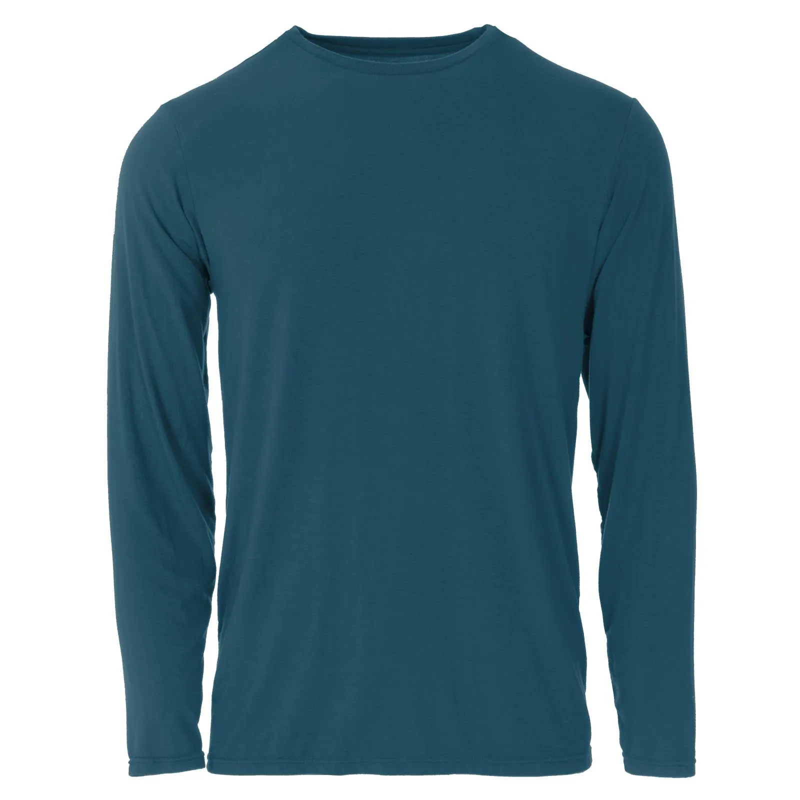 Peacock Men's Long Sleeve Crew Neck Tee Kickee Pants  - Holiday
