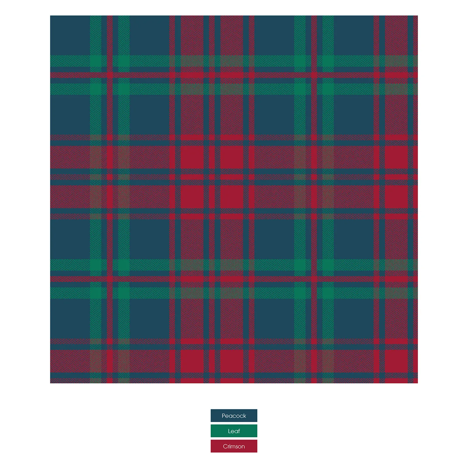 Peacock Plaid Playtime Outfit Set Kickee Pants  - Holiday