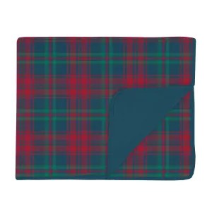 Peacock Plaid Toddler Blanket Kickee Pants  - Holiday