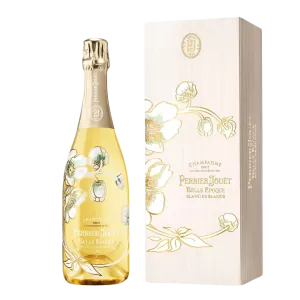 Perrier-Jouët Belle Epoque Blanc de Blancs 2014 in Wooden Box