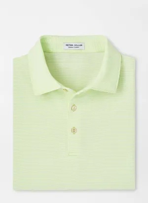 Peter Millar Mens Classic Fit Jubilee Performance Jersey Polo - Sean Self Collar - SPRITZER