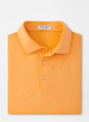 Peter Millar Mens Classic FitSolid Performance Jersey Polo - GOLDEN RAYS