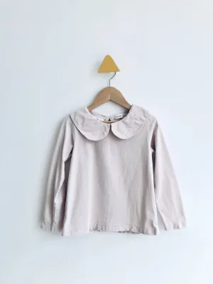 Peter Pan Collar Top // 4-5Y