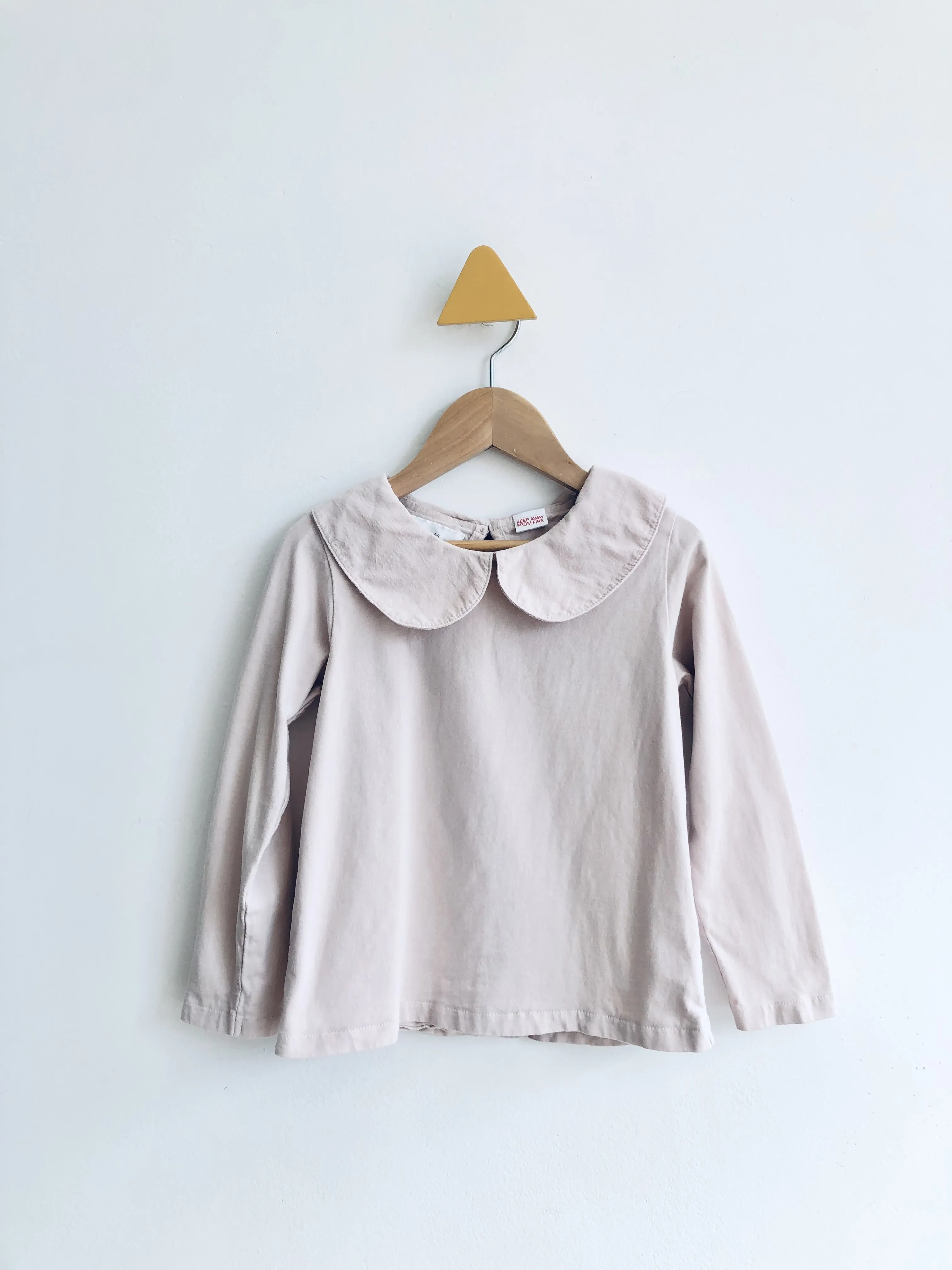 Peter Pan Collar Top // 4-5Y