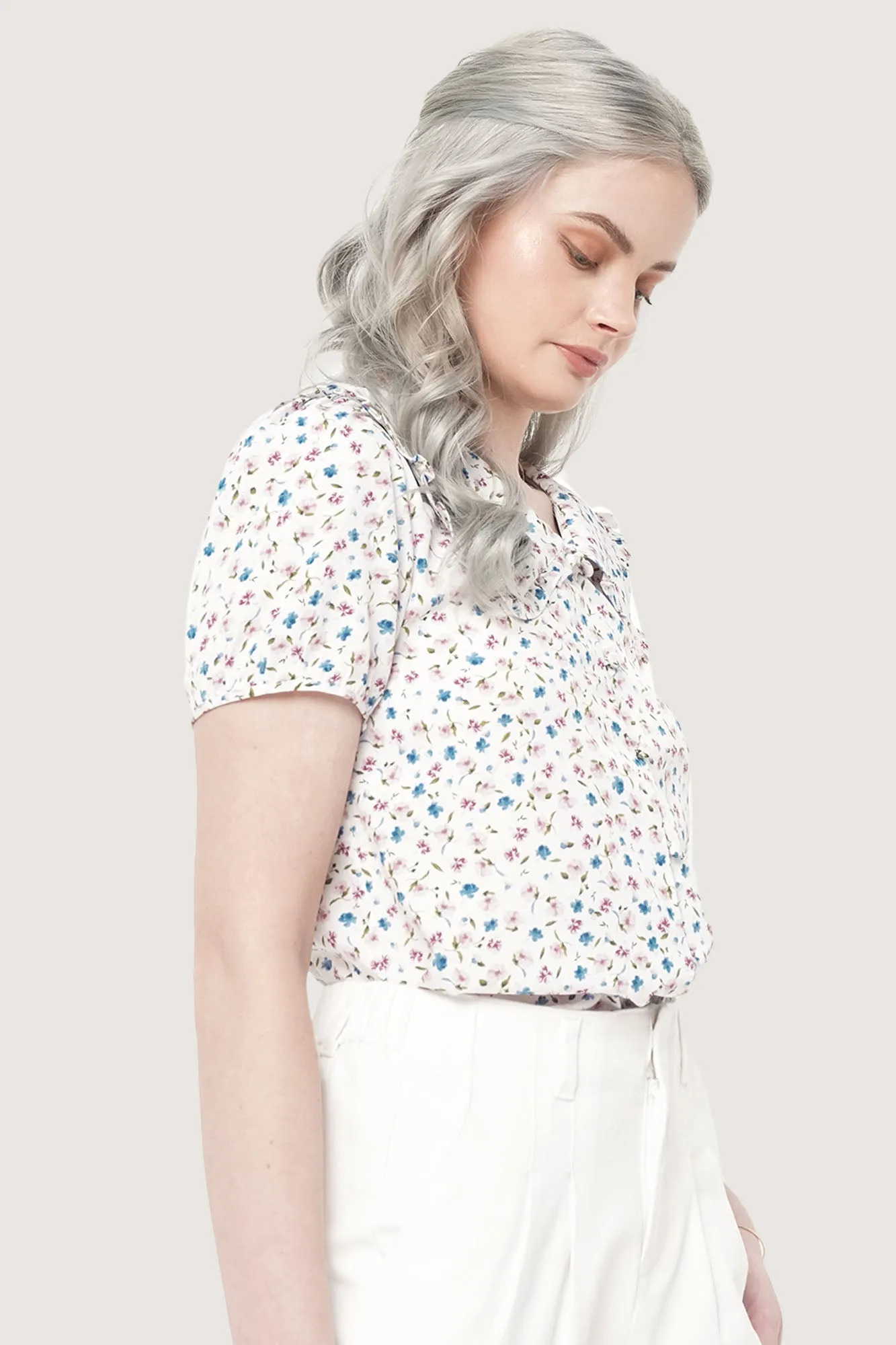 Peter Pan Frill Collar Shirt