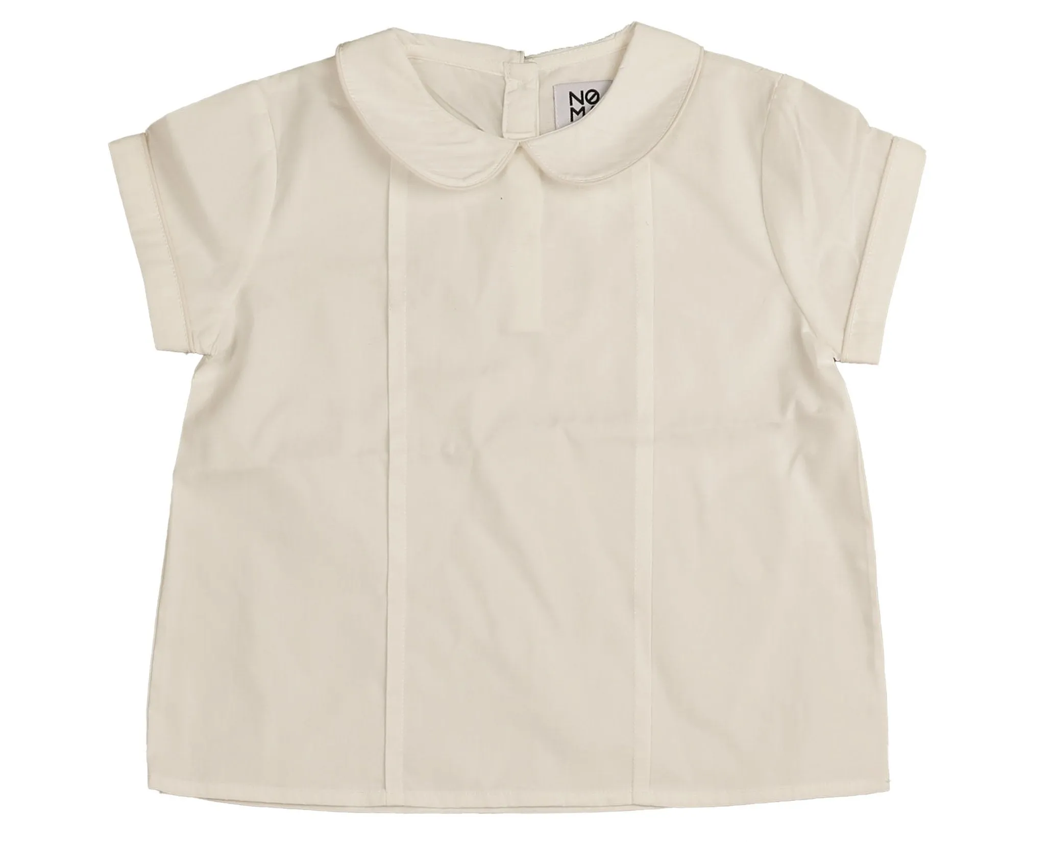 Peter pan ivory tuck detail shirt by Belati