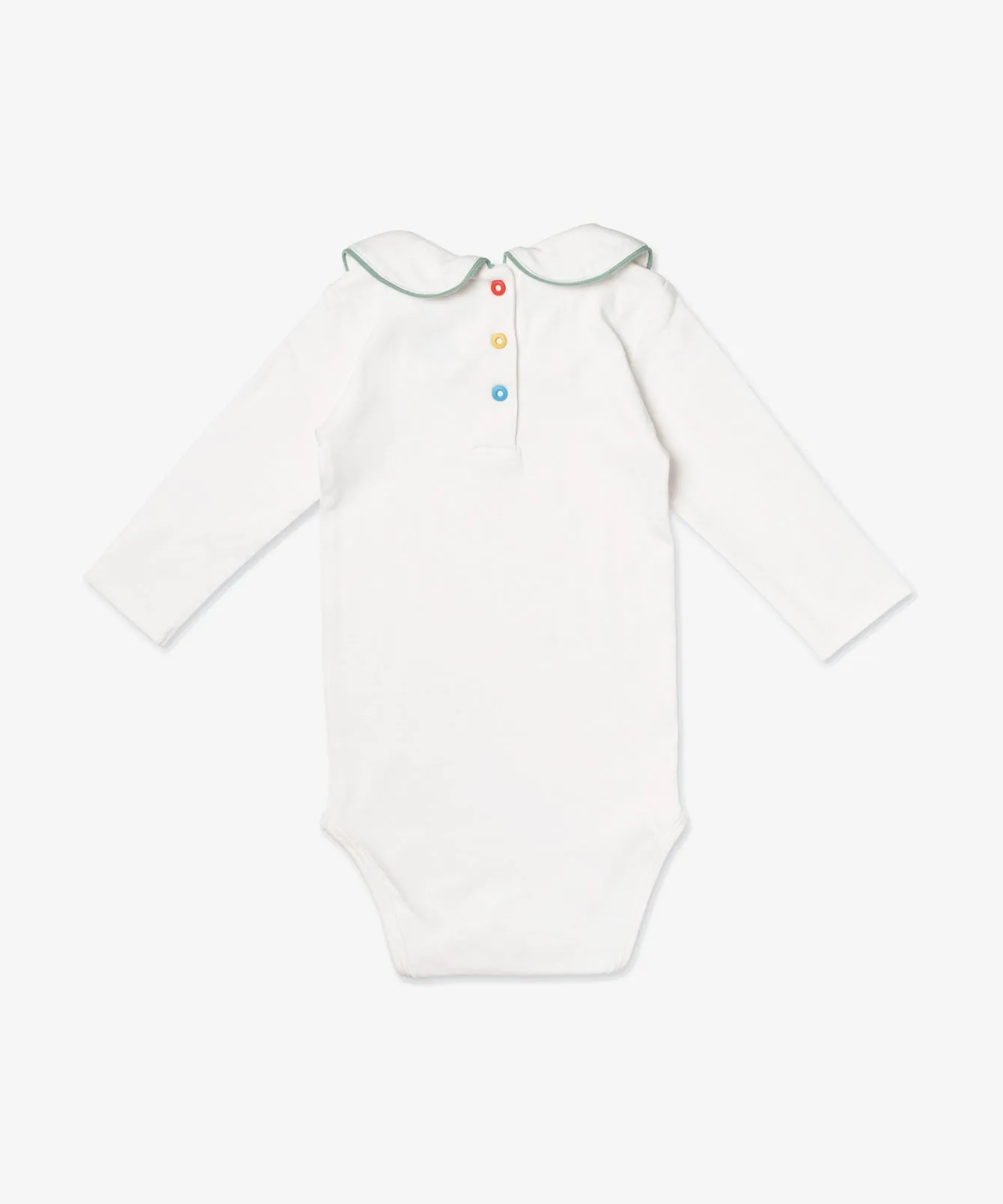Peter Pan One-piece, Seafoam Piping