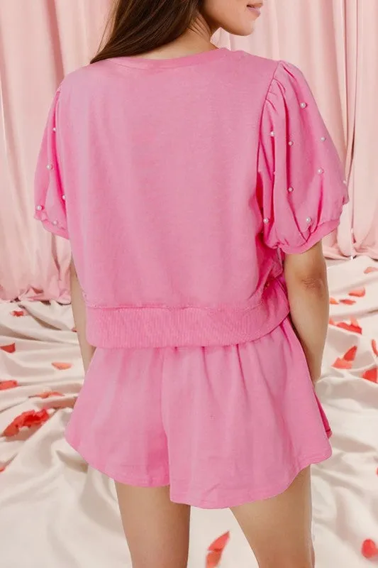 Pink and Pearls 2 pc Set