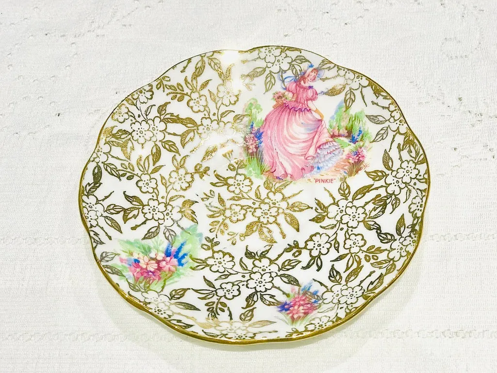 Pink Lady Tea Set Royal Crown China