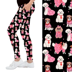 Pink Pooches Deluxe Pocket Leggings