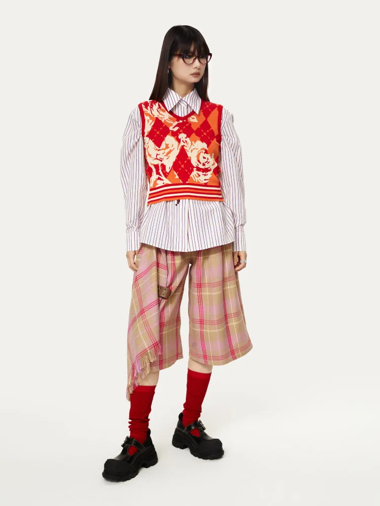 Plaid casual pants【s0000007229】