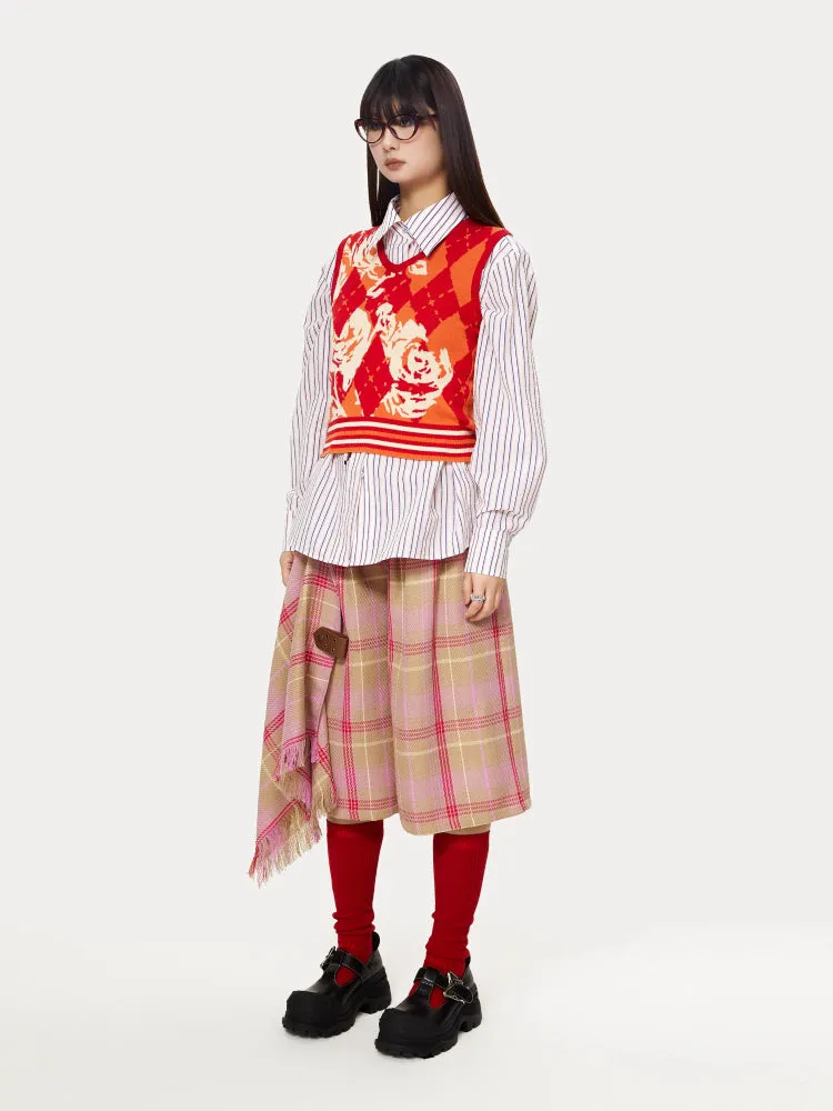 Plaid casual pants【s0000007229】