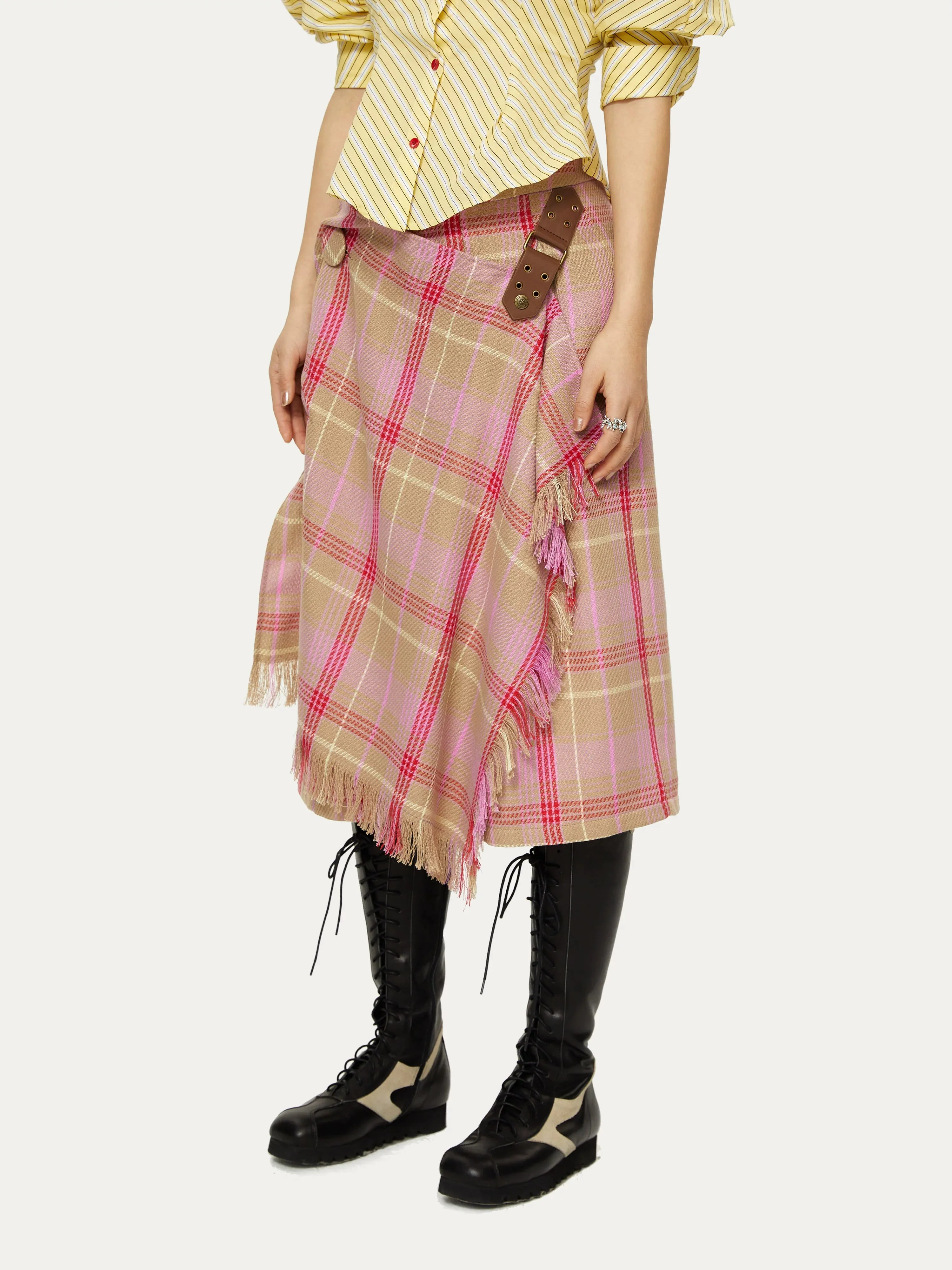 Plaid casual pants【s0000007229】