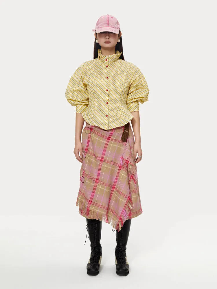 Plaid casual pants【s0000007229】