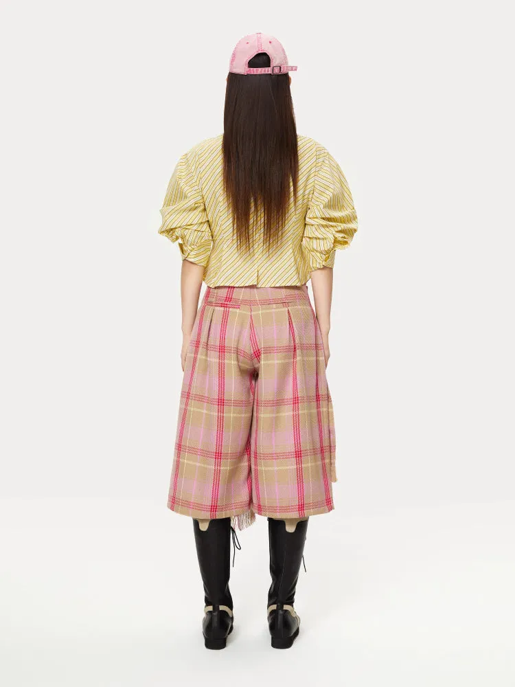 Plaid casual pants【s0000007229】