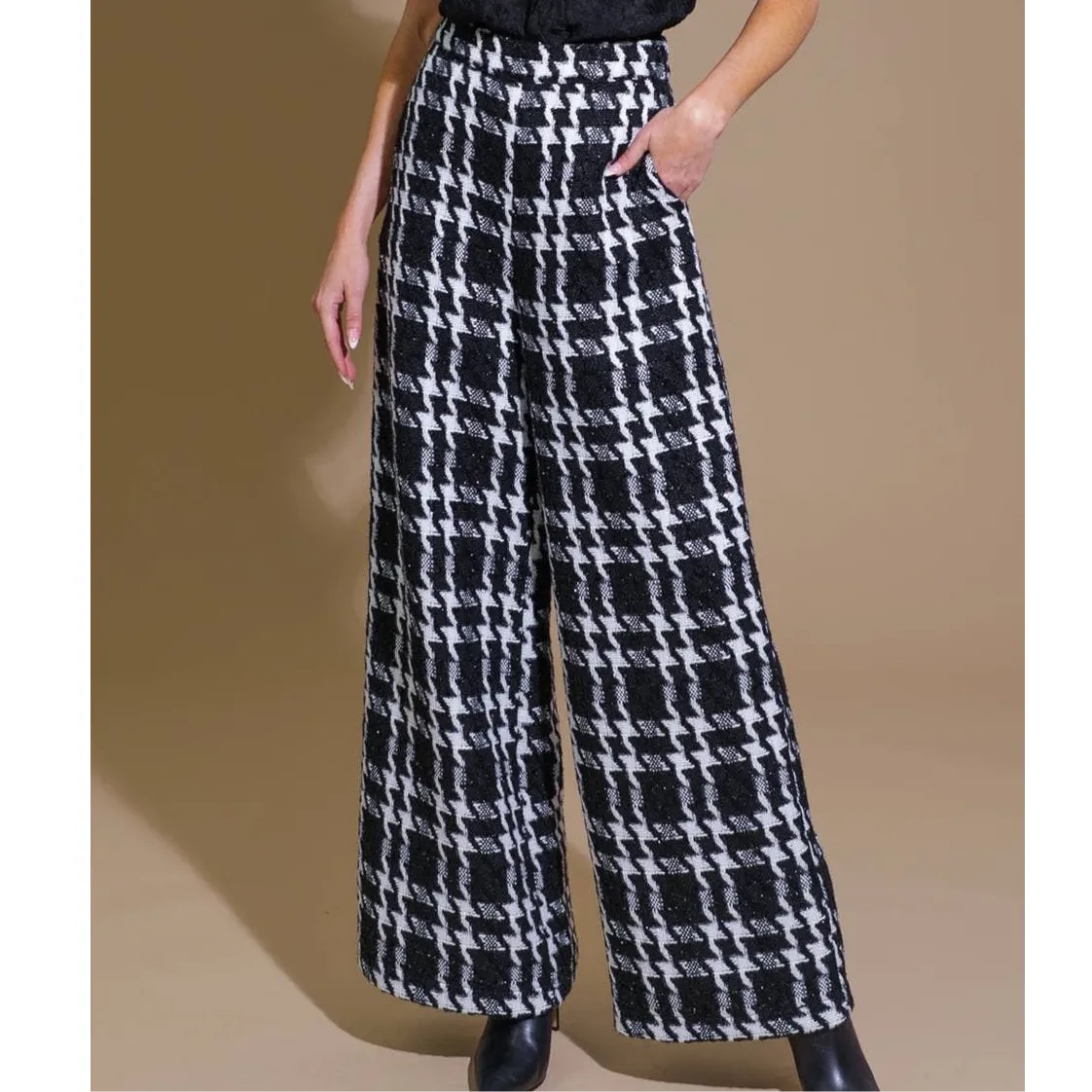 Plaid Parade Wide Leg Plaid Pants - FINAL SALE