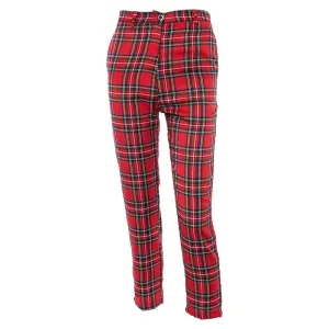 Plaid Punk High Riser Pants