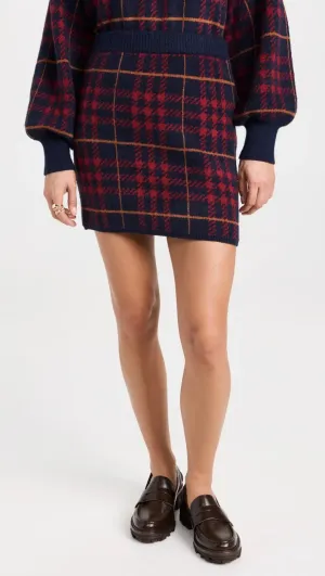 Plaid Sweater Skirt