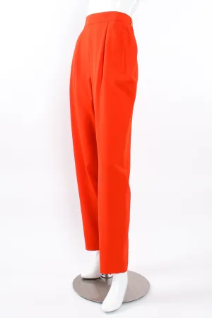 Pleated Back Button Pant
