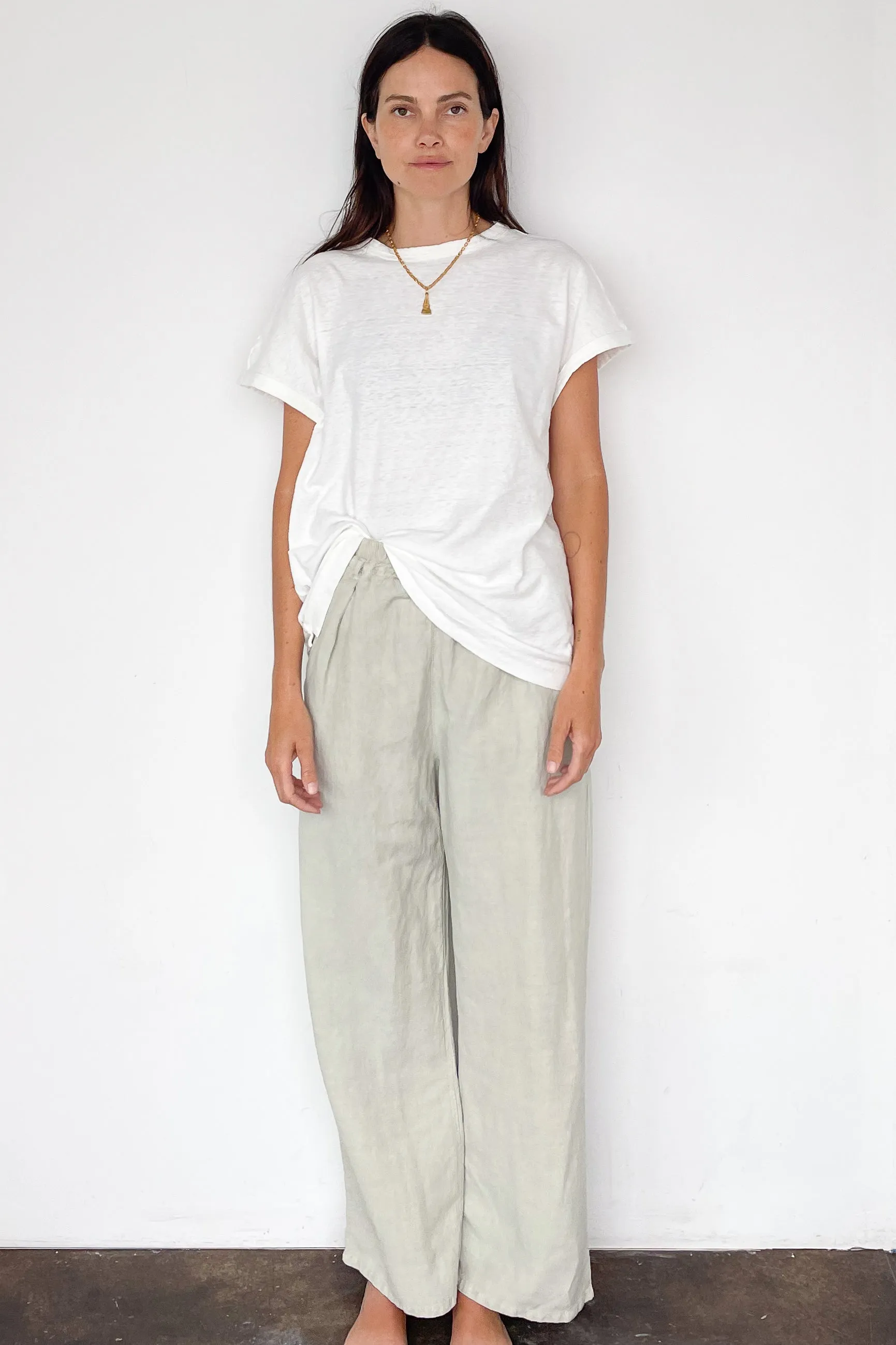 Pleated Flare Pant