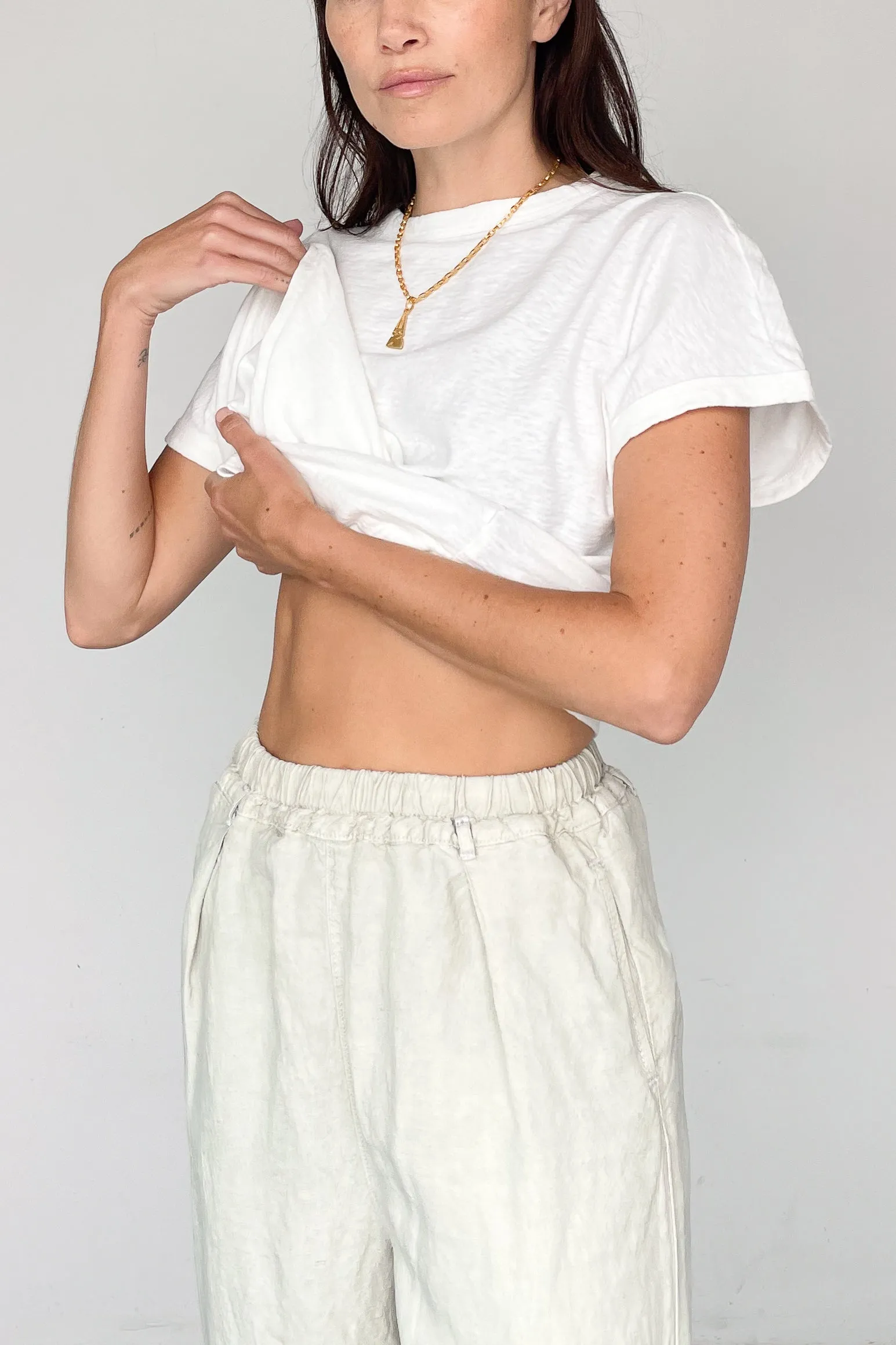 Pleated Flare Pant