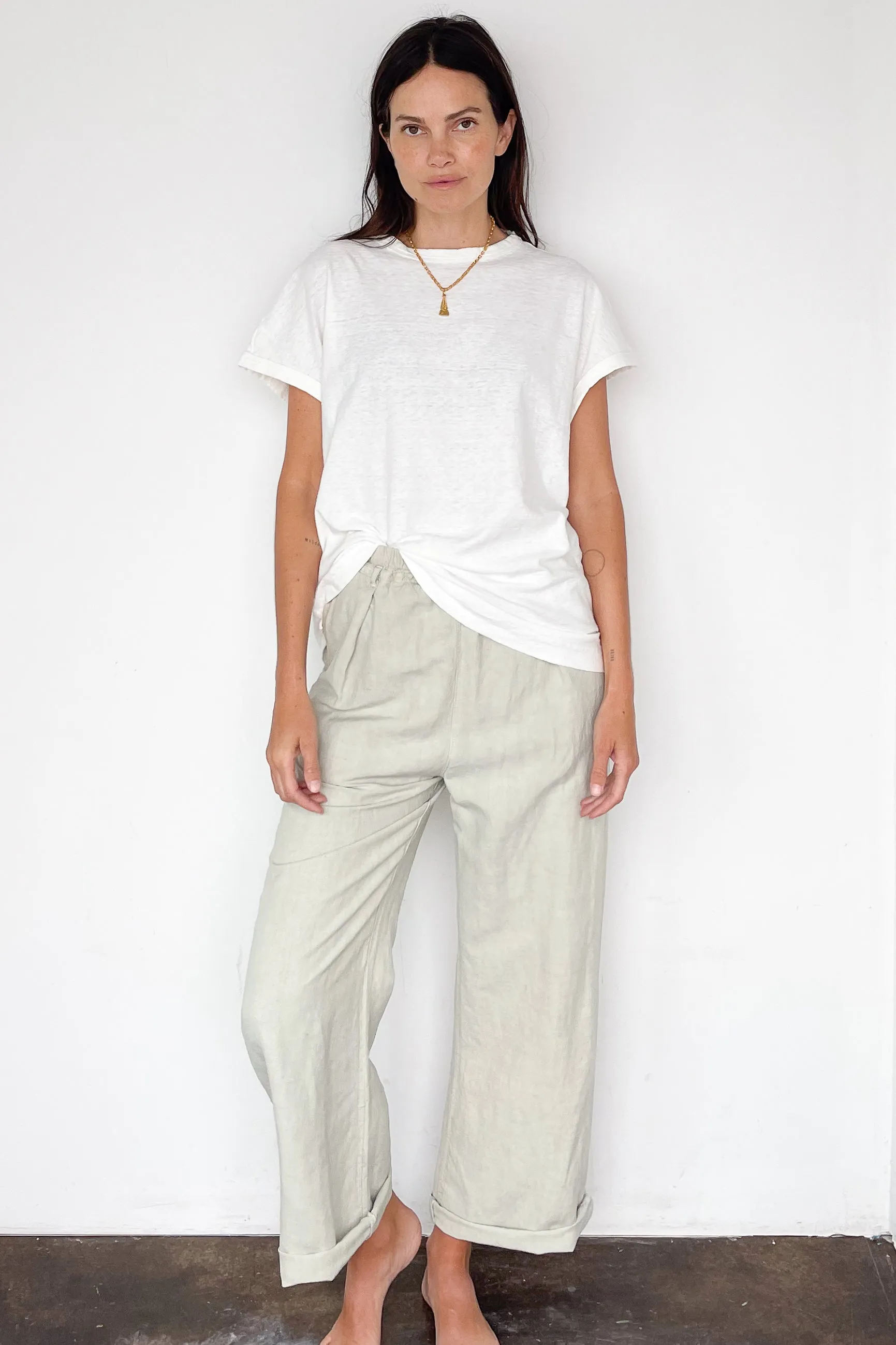 Pleated Flare Pant
