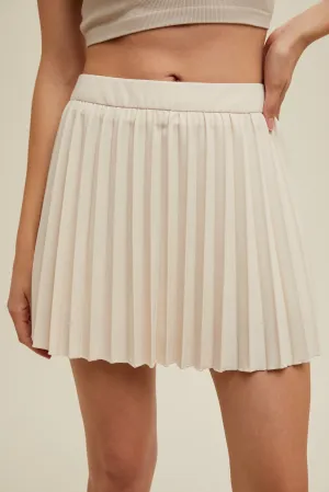 Pleated Mini Skirt WL24-9035